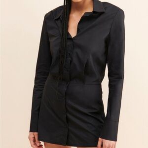 Lioness Mirror Image Black Mini Dress